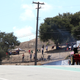 The straggler in the first race seemed to revel in his position back there.